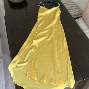 NEVER WORN GREEN/CHARTREUSE ZARA DRESS SIZE SMALL